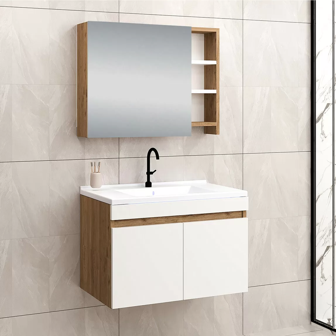 Beyaz Renk Banyo Dolabı